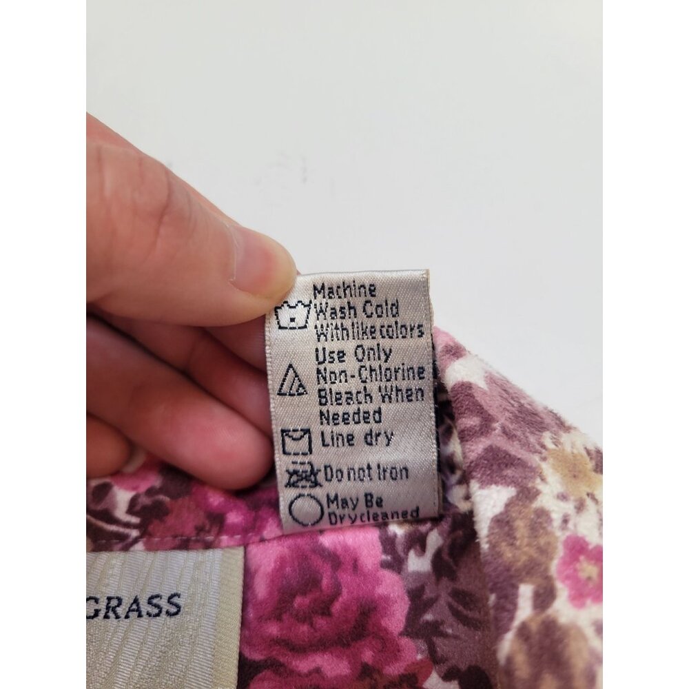 Lemon Grass Lightweight Polyester Material Floral… - image 8